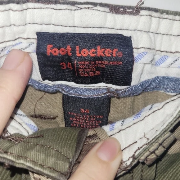 Foot Locker Camo Cargo Shorts Mens 34 Military Tactical Utility - Picture 4 of 4